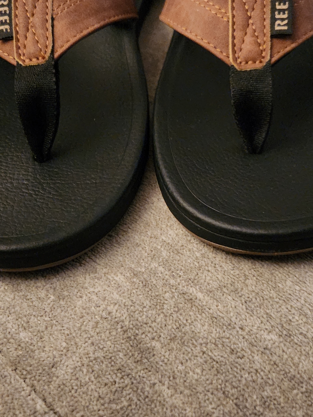Reef Men’s Brown Journeyer Sandal Flip-Flops Sz 12 - Picture 6 of 8